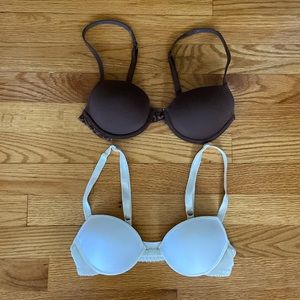 Vassarette Brown and Cream Bras
